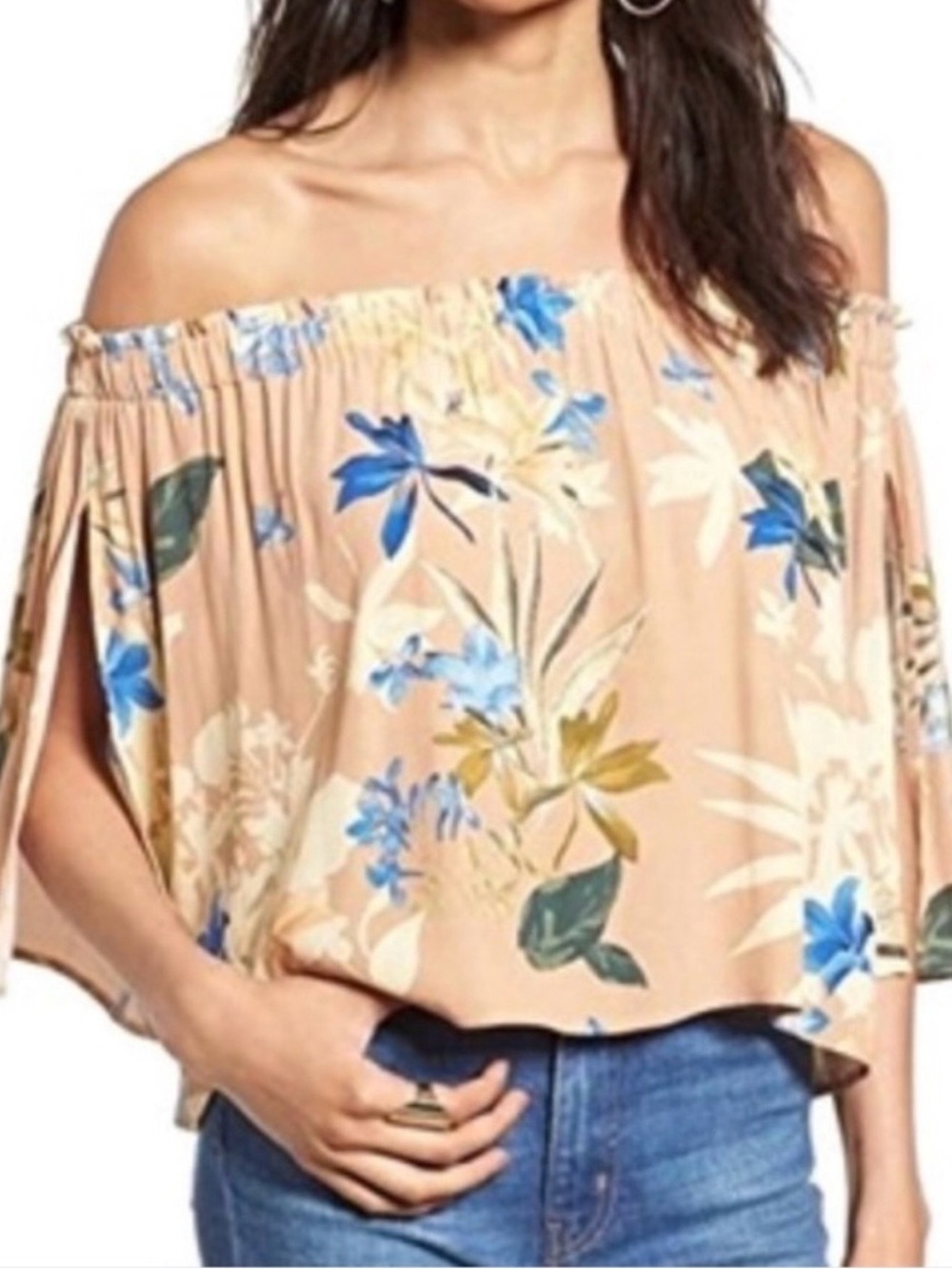 ASTR the Label Tropical Crop Top